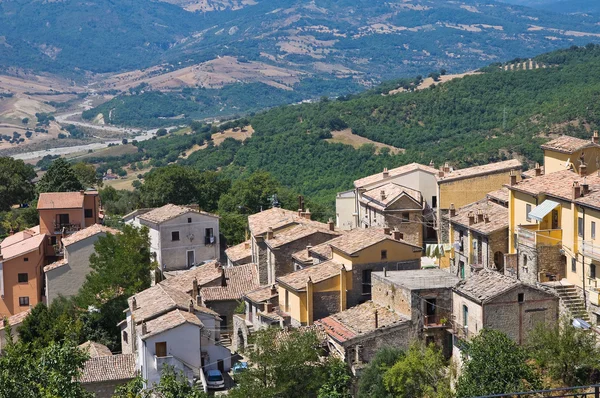 Panoramablick auf guardia perticara. Basilikata. Italien. — Stockfoto