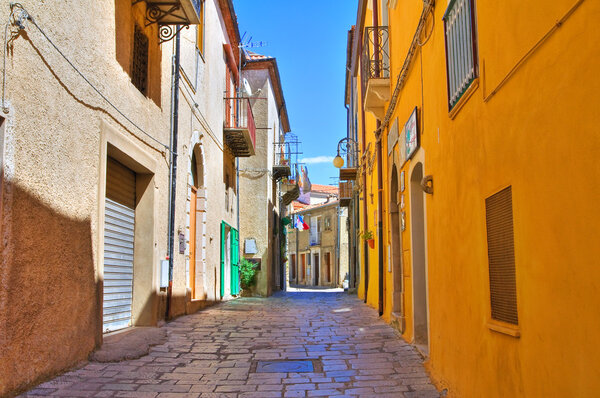 Alleyway. Pietragalla. Basilicata. Italy.