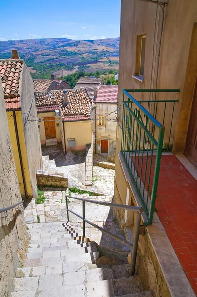 Alleyway. PIETRAGALLA. Basilicata. İtalya. — Stok fotoğraf