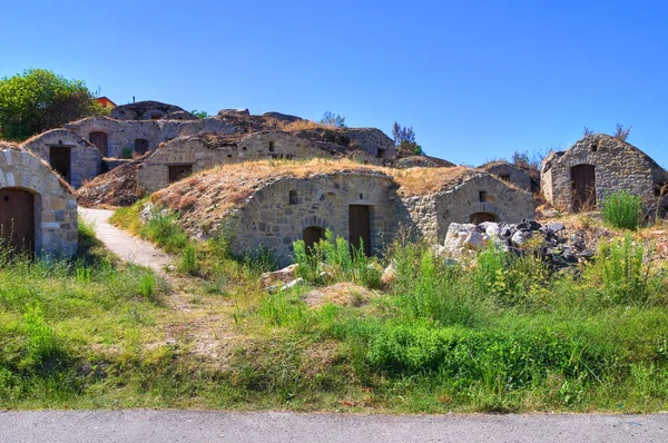 Miasto palmenti. Pietragalla. Basilicata. Włochy. — Zdjęcie stockowe