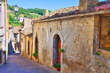 alleyway. cancellara. Basilicata. İtalya.