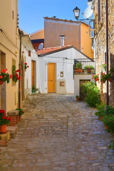 Une ruelle. Cancellara. Basilicate. Italie . — Photo