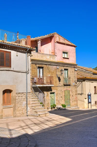 Une ruelle. Cancellara. Basilicate. Italie . — Photo