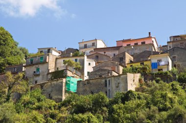 panoramik çek. Basilicata. İtalya.