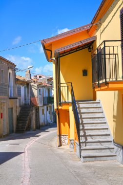 alleyway. Çek. Basilicata. İtalya.