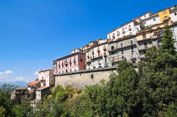 Panoramautsikt över Viggianello. Basilicata. Södra Italien. — Stockfoto