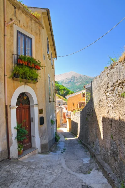 Gasse. morano calabro. Kalabrien. Italien. — Stockfoto