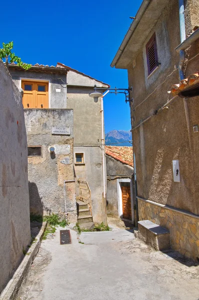 Gasse. morano calabro. Kalabrien. Italien. — Stockfoto