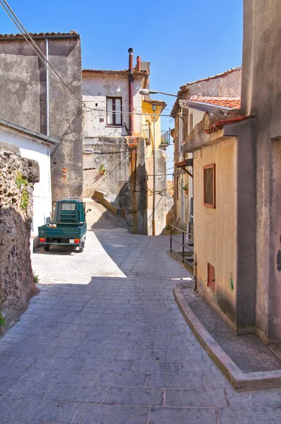 小巷。morano 卡拉。卡拉布里亚。意大利. — 图库照片