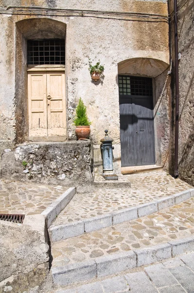 Gasse. morano calabro. Kalabrien. Italien. — Stockfoto