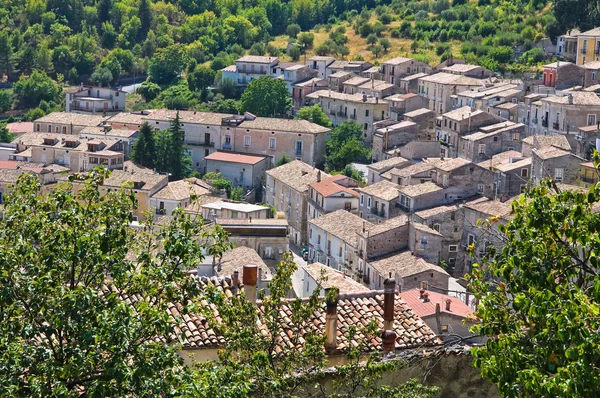 Panoramatický pohled na morano calabro. Kalábrie. Itálie. — Stock fotografie