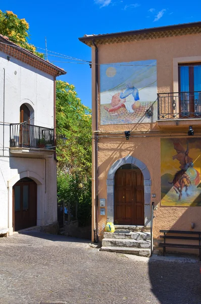 Steegje. Satriano di Lucania. Italië. — Stockfoto