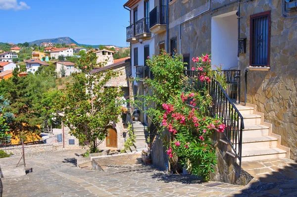 Blick auf satriano di lucania. Italien. — Stockfoto