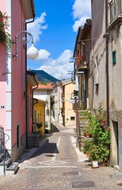 Alleyway. Brienza. Basilicata. İtalya.