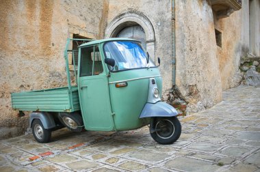 Alleyway. Moliterno. Basilicata. İtalya.