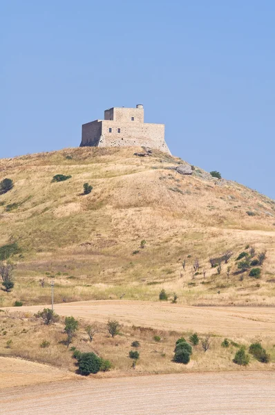 Monteserico hrad. Genzano di Lukánii. Itálie. — Stock fotografie