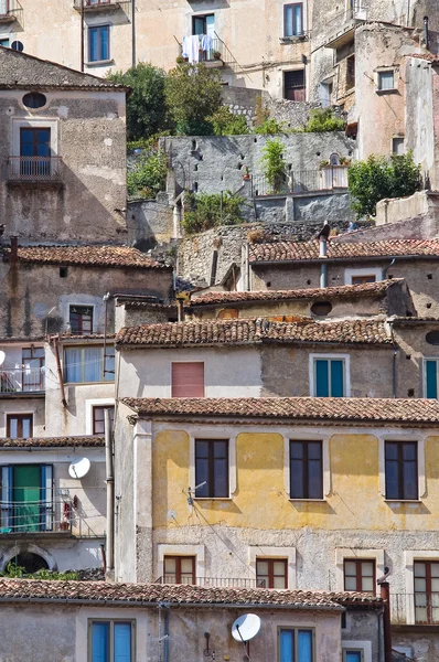 Vista panorâmica de Morano Calabro. Calábria. Itália . — Fotografia de Stock