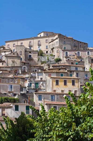 Panoramautsikt över morano calabro. Kalabrien. Italien. — Stockfoto