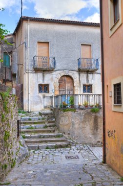 Alleyway. Brienza. Basilicata. İtalya.