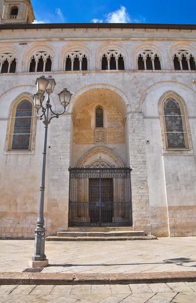 Katedrála Duomo Altamura. Puglia. Itálie. — Stock fotografie