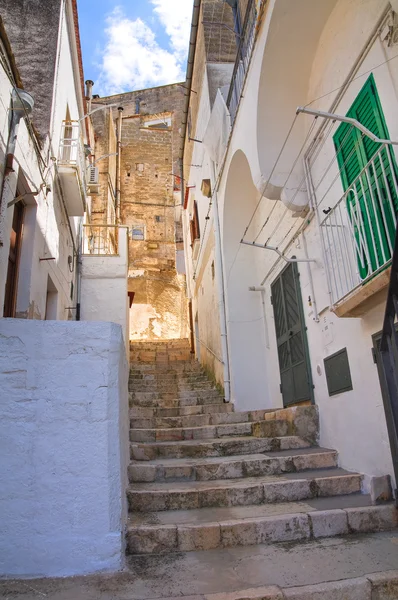 Para o beco. Minervino Murge. Puglia. Itália . — Fotografia de Stock