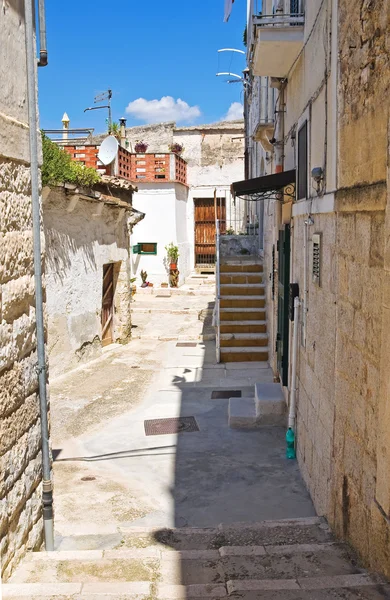 Uličky. Minervino murge. Puglia. Itálie. — Stock fotografie