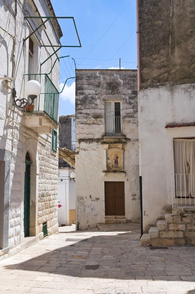 Para o beco. Minervino Murge. Puglia. Itália . — Fotografia de Stock