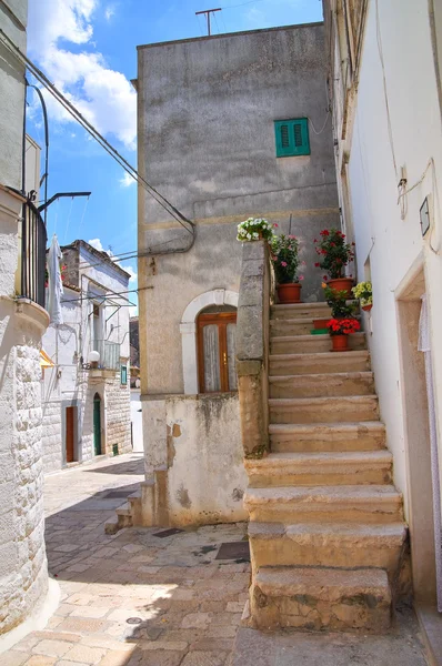 Uličky. Minervino murge. Puglia. Itálie. — Stock fotografie