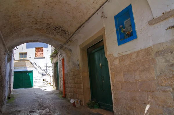 Uličky. Minervino murge. Puglia. Itálie. — Stock fotografie