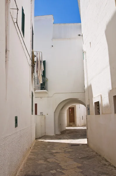 Alleyway. Fasano. Puglia. Italy. — Stock Photo, Image