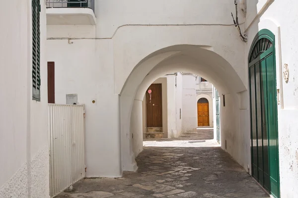 Alleyway. Fasano. Puglia. Italy. — Stock Photo, Image