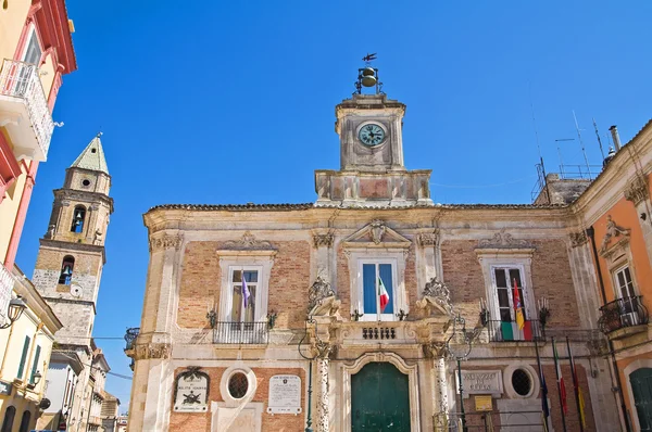 Gebouw van het stadhuis. San severo. Puglia. Italië. — Stockfoto