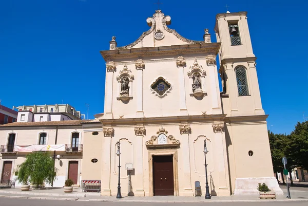 Kostel carmine. San severo. Puglia. Itálie. — Stock fotografie