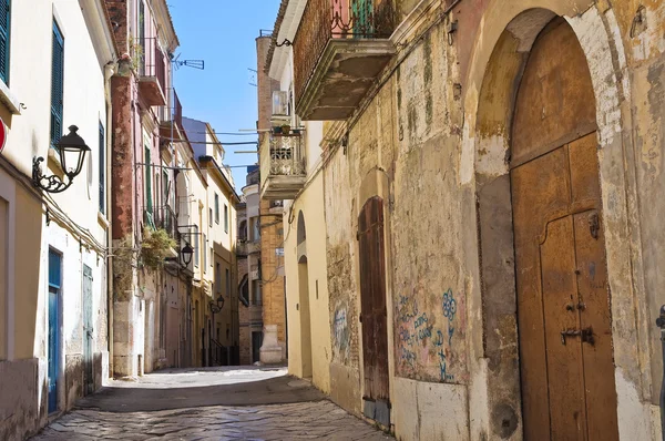 Gasse. san severo. Apulien. Italien. — Stockfoto