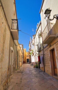 alleyway. TORREMAGGIORE. Puglia. İtalya.