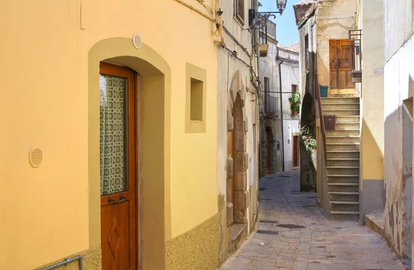 Aleja. Acerenza. Basilicata. Włochy. — Zdjęcie stockowe