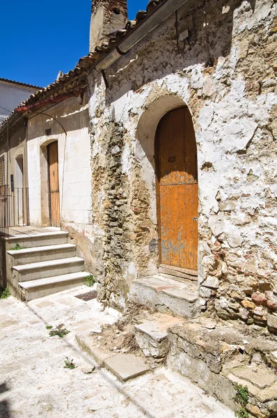 Steegje. Acerenza. Basilicata. Italië. — Stockfoto