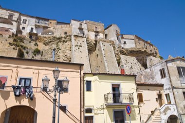 Manzarayı Acerenza. Basilicata. Güney İtalya.
