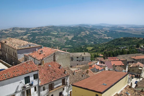 Panoramautsikt över Acerenza. Basilicata. Södra Italien. — Stockfoto