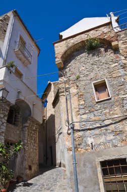 alleyway. Rocca Imperiale. Calabria. İtalya.