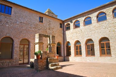 Franciscan monastery. Rocca Imperiale. Calabria. Güney İtalya.