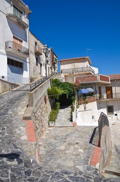 Alleyway. Rocca Imperiale. Calabria. İtalya. — Stok fotoğraf