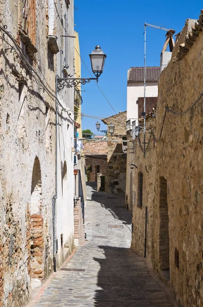 Alleyway. Rocca Imperiale. Calabria. İtalya. — Stok fotoğraf