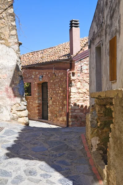 Callejuela. Rocca Imperiale. Calabria. Italia . —  Fotos de Stock