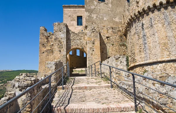 Schwabiska slottet rocca imperiale. Kalabrien. Italien. — Stockfoto