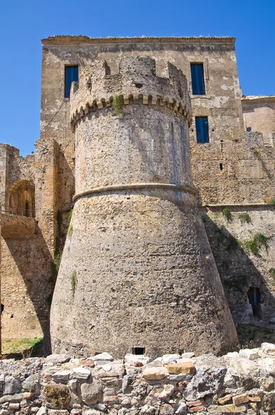 Szwabskie zamek rocca imperiale. Kalabria. Włochy. — Zdjęcie stockowe