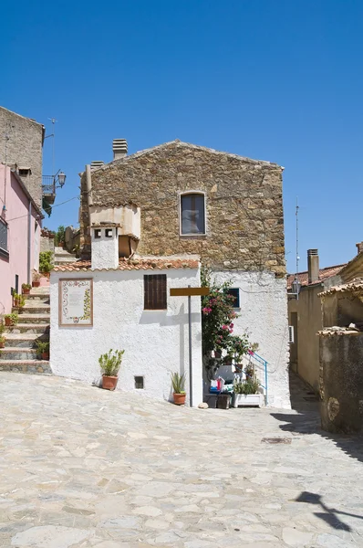 Alleyway. Rocca Imperiale. Calabria. Italy. — Stock Photo, Image