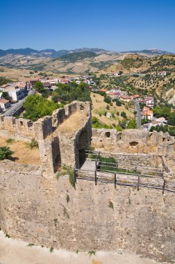 rocca Imperiale Swabian Şatosu. Calabria. İtalya.