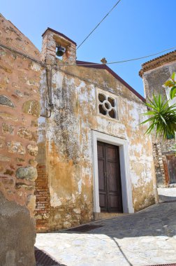 alleyway. Rocca Imperiale. Calabria. İtalya.