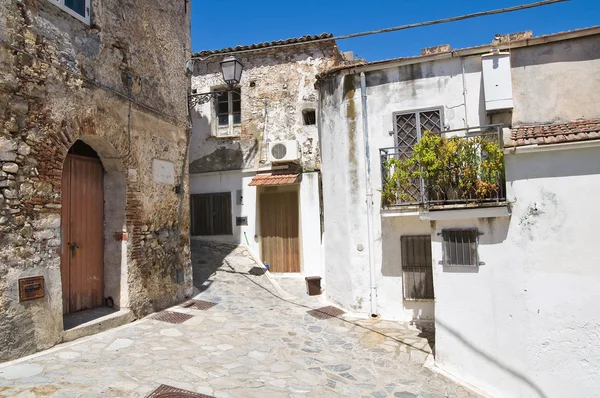 Callejuela. Rocca Imperiale. Calabria. Italia . —  Fotos de Stock